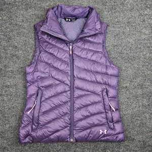 Under Armour ColdGear Infrared Uptown Vest Women S Purple Primaloft Down‎ Puffer
